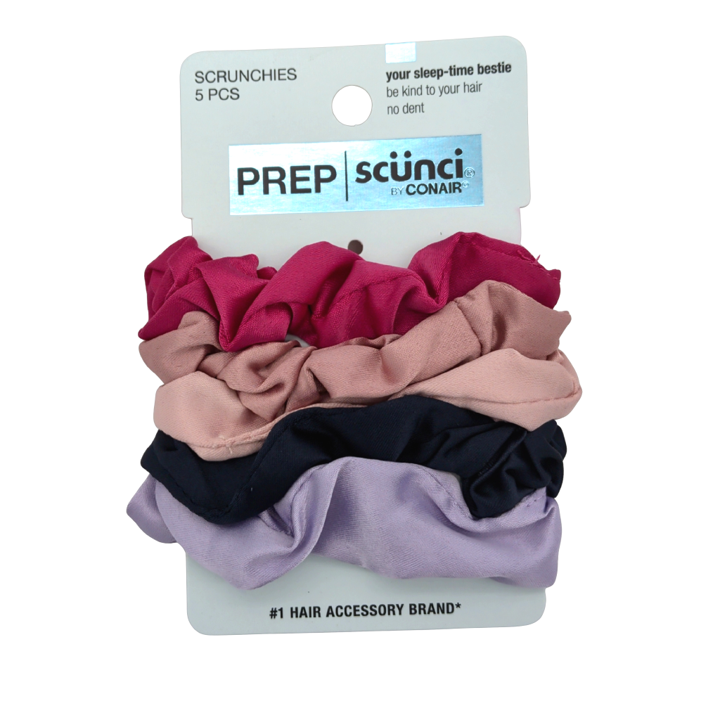 Scunci Prep Scrunchies 5 Pack Assorted Colours