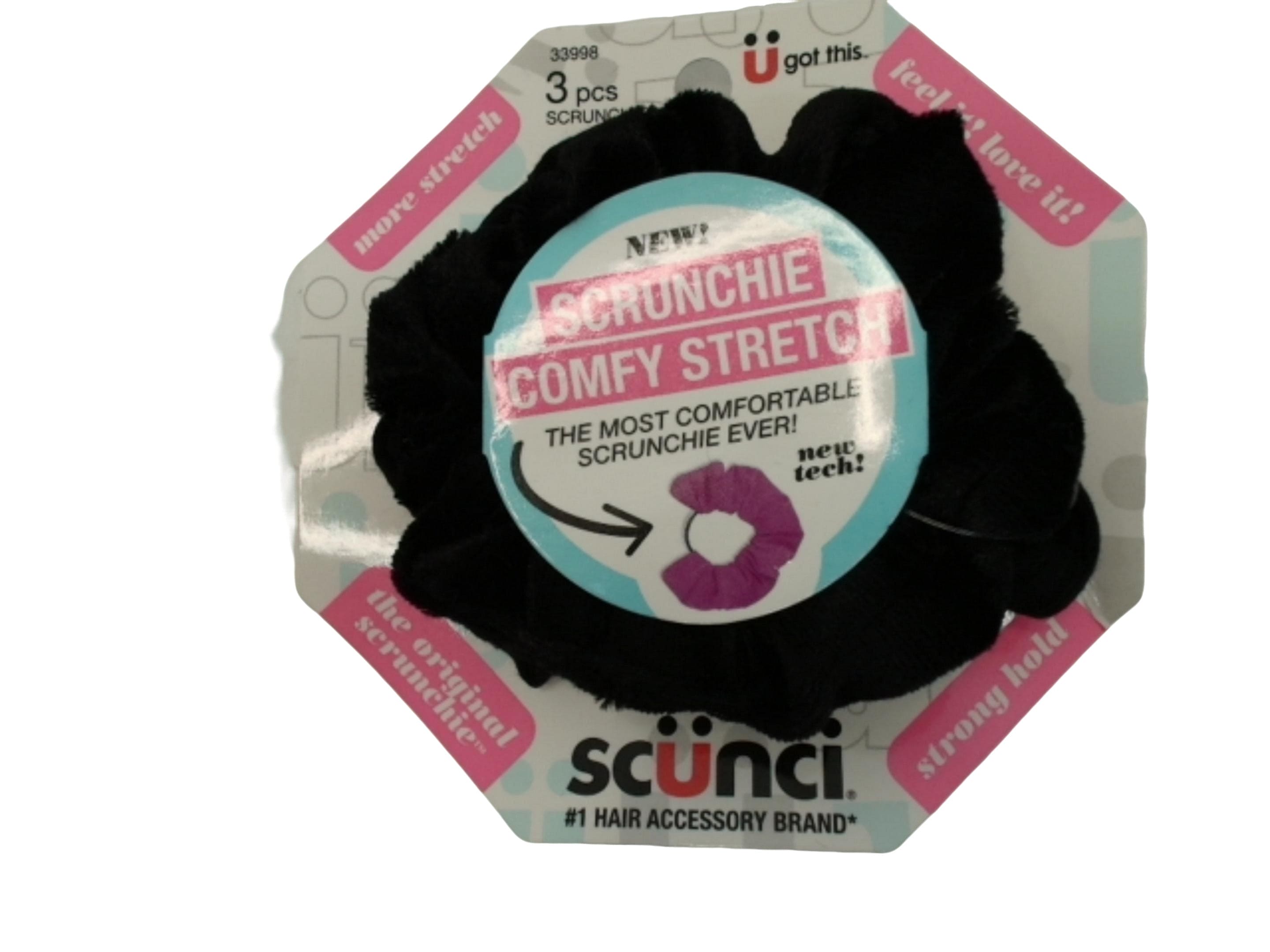 Scrunchies 3pk Black Scunci - Brantford Surplus