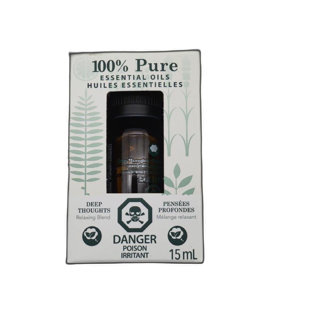 100% Pure Essential Oil Deep Thoughts Relaxing Blend 15ml