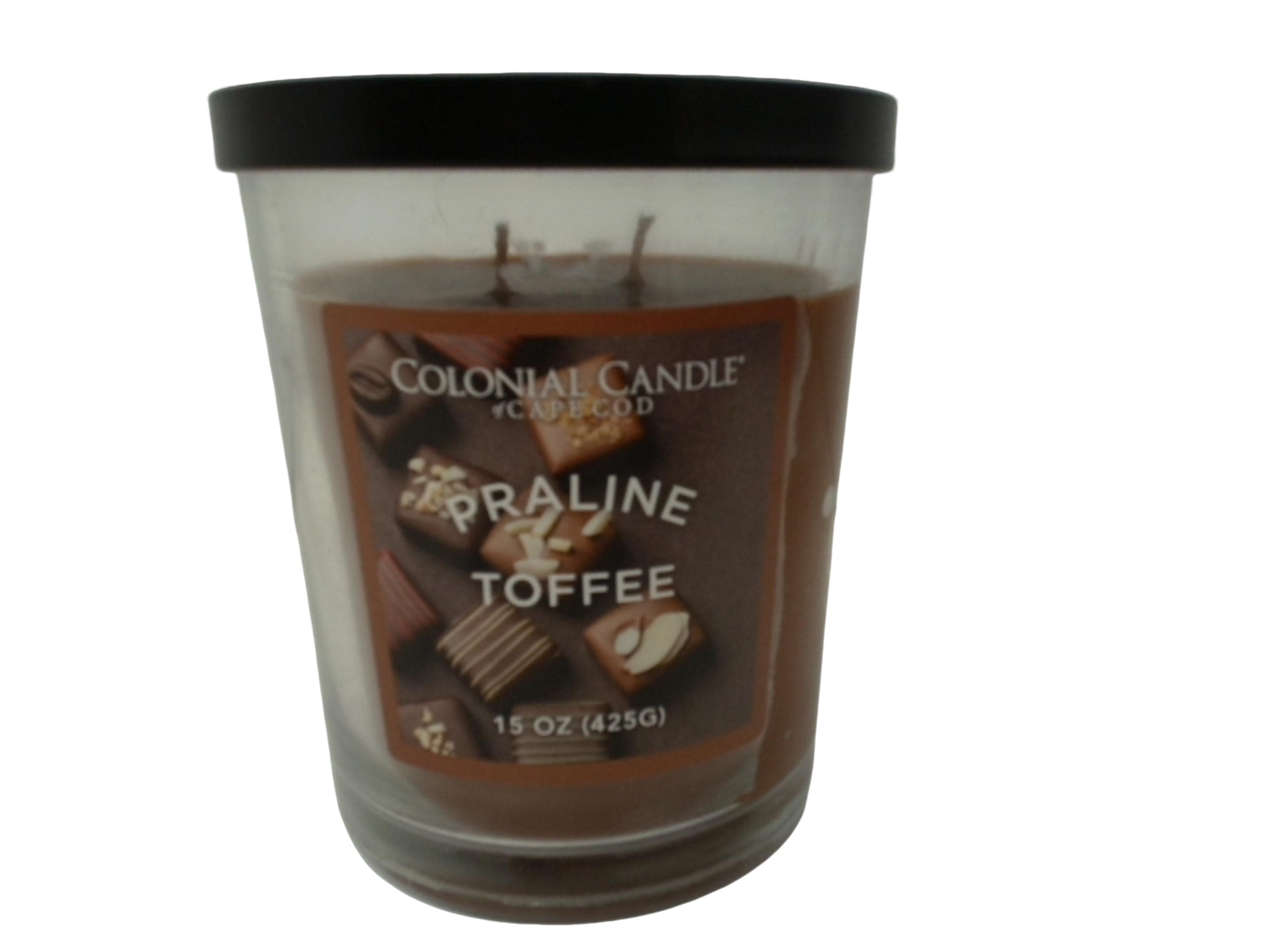 Jar Candle 15oz. Praline Toffee Colonial Candle - Brantford Surplus