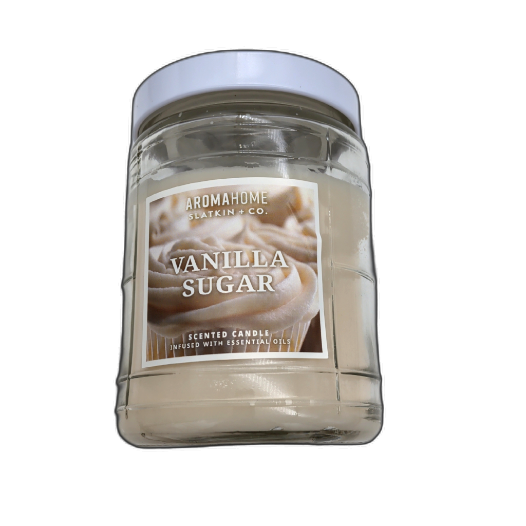 Aromahome Vanilla Sugar Jar Candle 16oz
