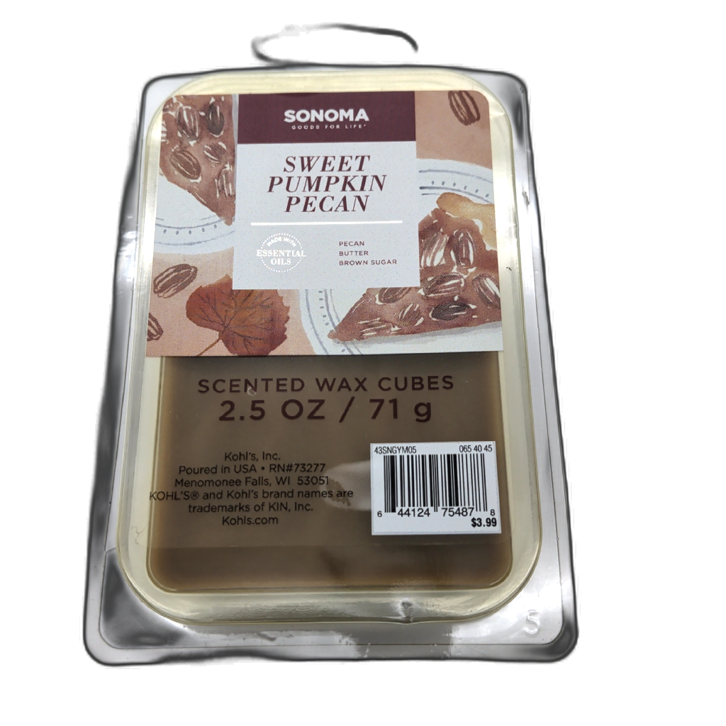 Sonoma Sweet Pumpkin Pecan 2.5oz Wax Melts