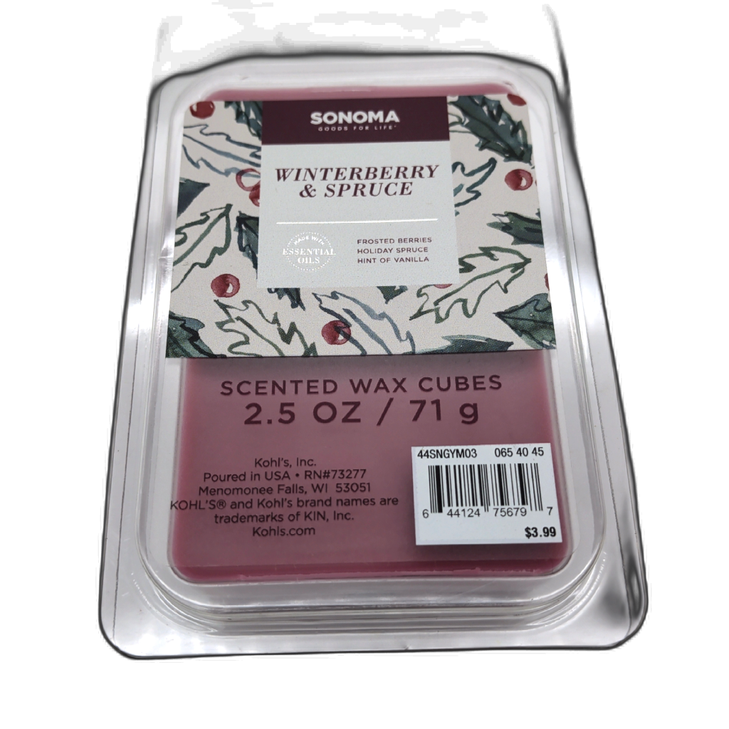 Sonoma Winterberry and Spruce 2.5oz Wax Melts