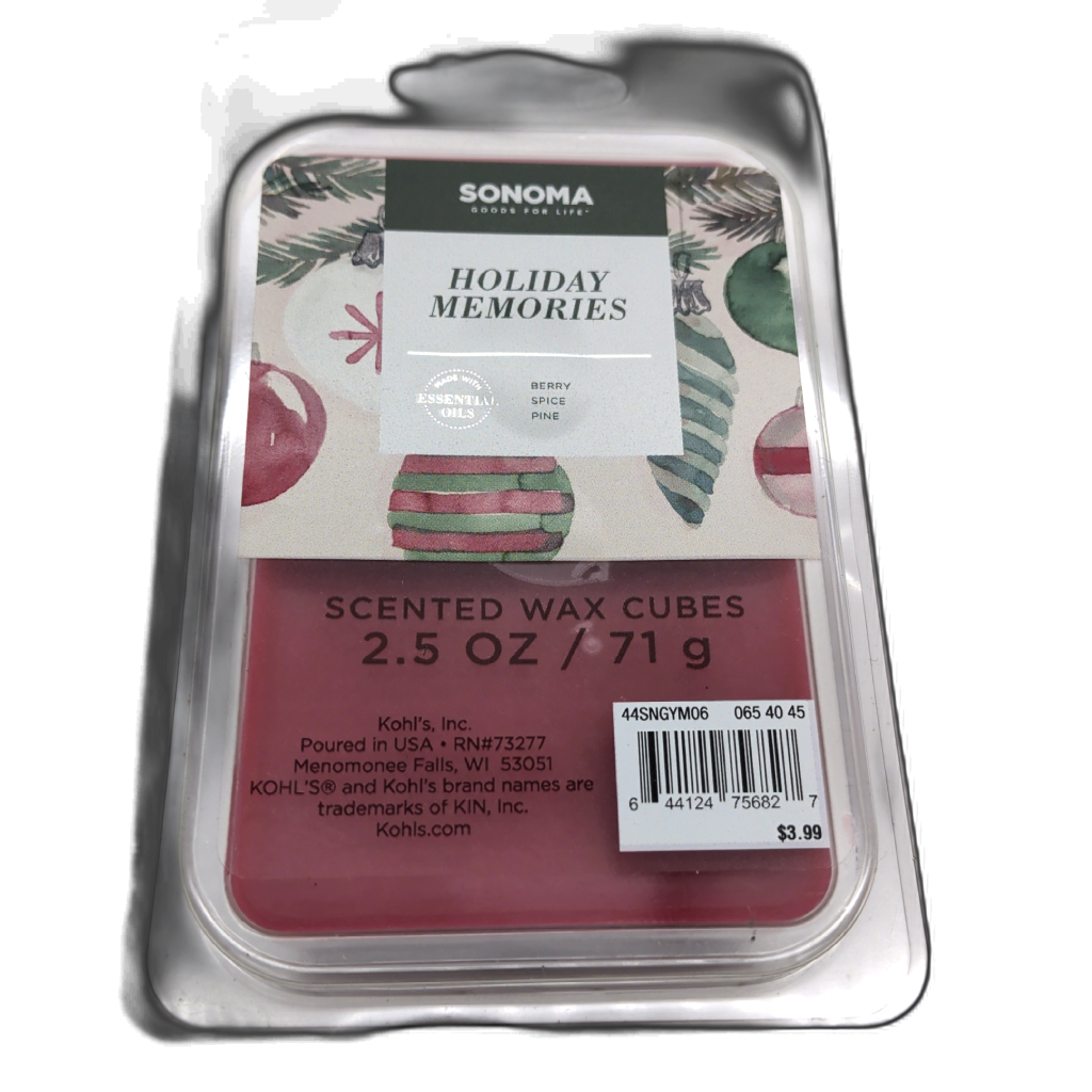 Sonoma Holiday Memories 2.5oz Wax Melts