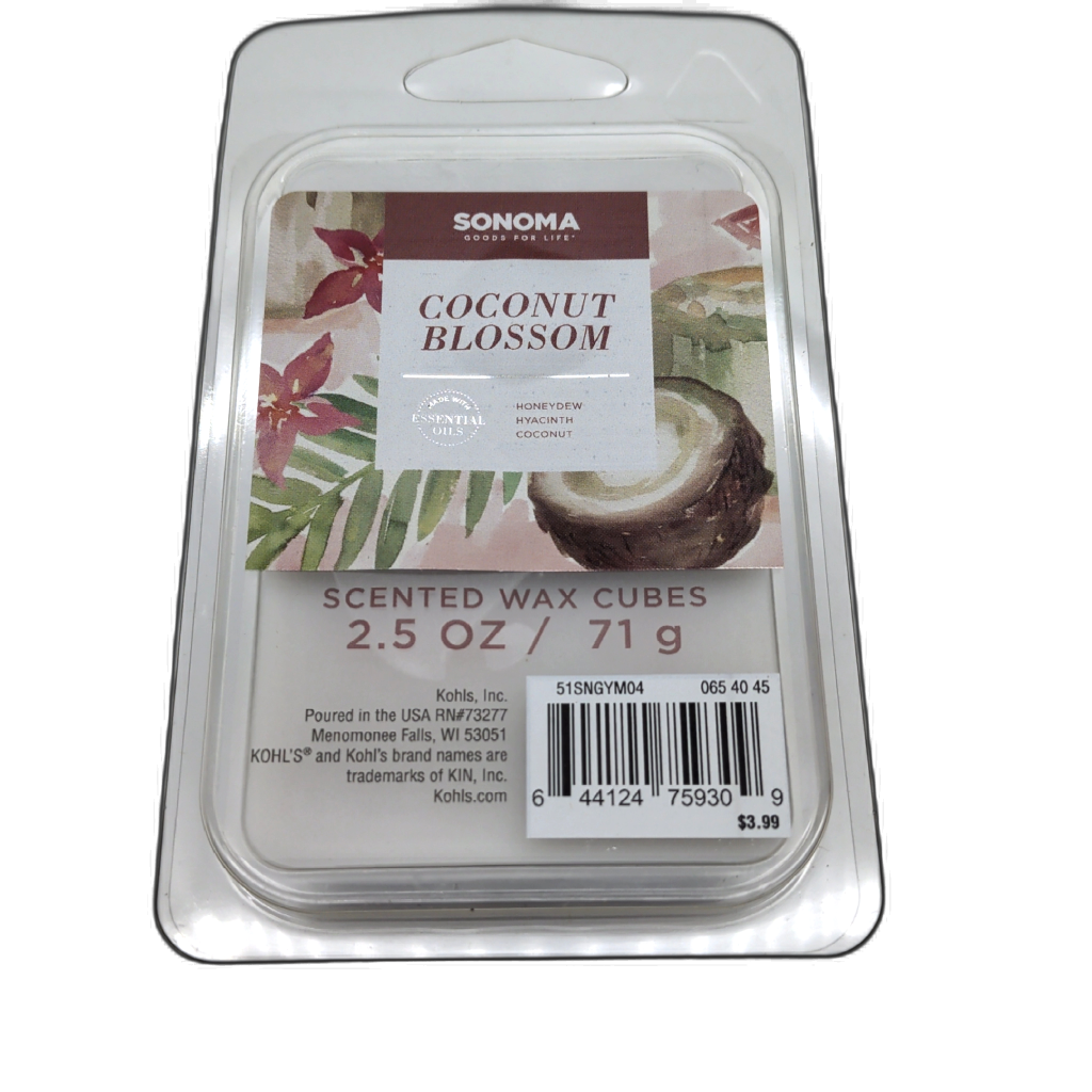 Sonoma Coconut Blossom 2.5oz Wax Melts