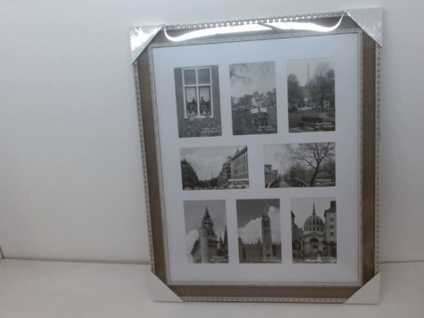 Collage Picture Frame Holds 8 - 4"x6" 18.25" x 22.25" Dark Grey Joan Scott
