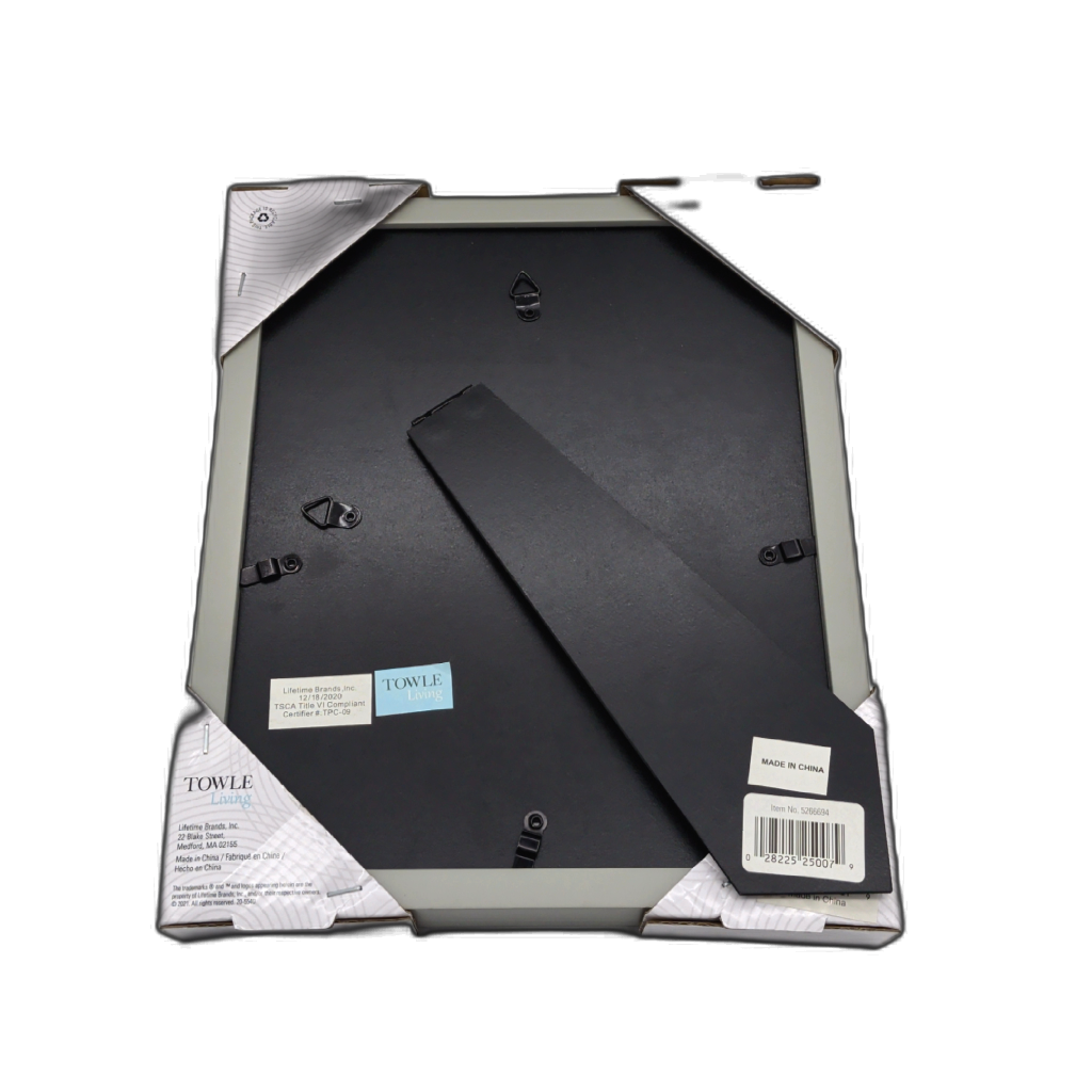 Towle Living 5x7 Grey Picture Frame — side view