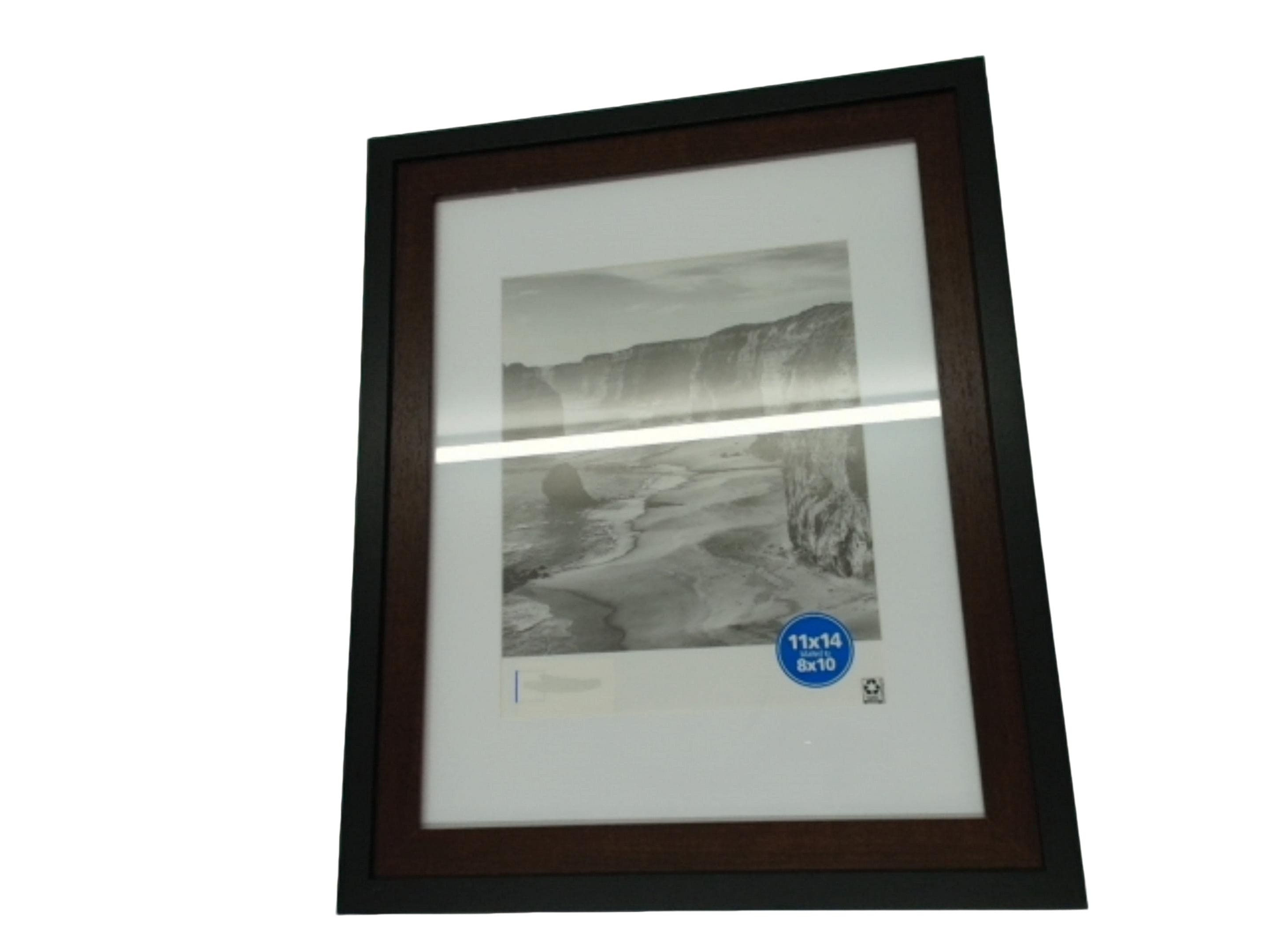 Picture Frame 11" x 14" Two Tone Black - Brantford Surplus