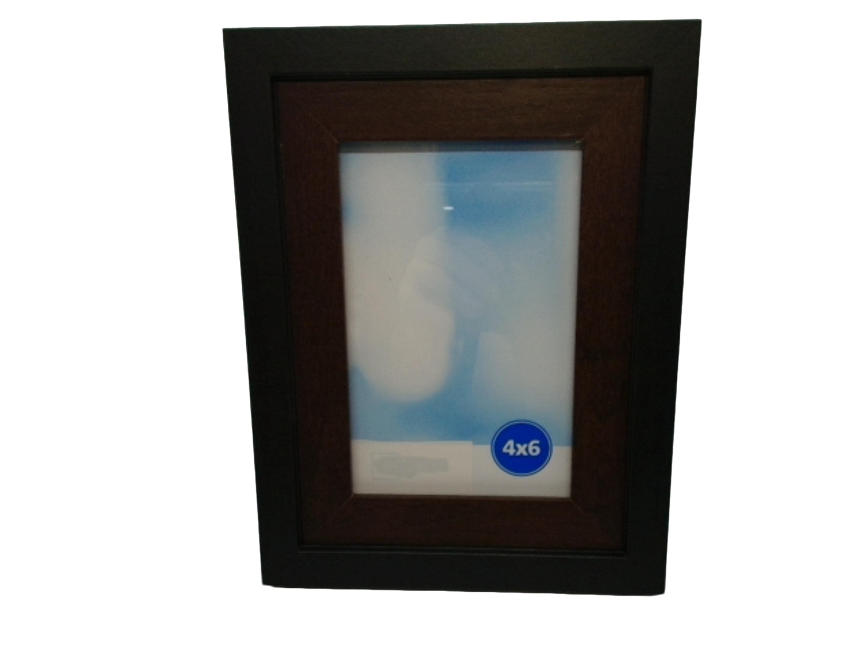 Picture Frame 4" X 6" Two Tone Black - Brantford Surplus