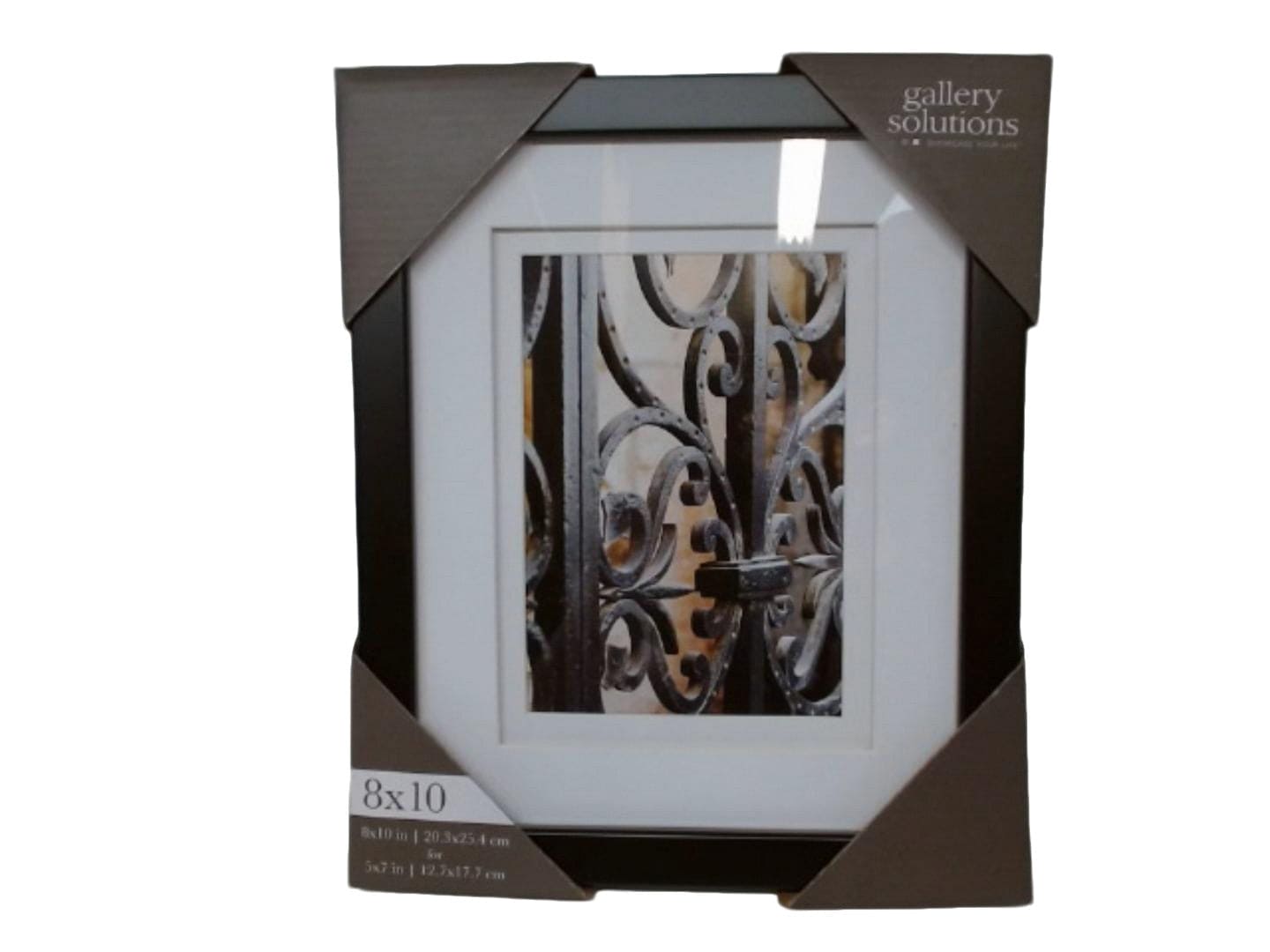 Picture Frame 8"x10" Black Wood Gallery Solutions - Brantford Surplus