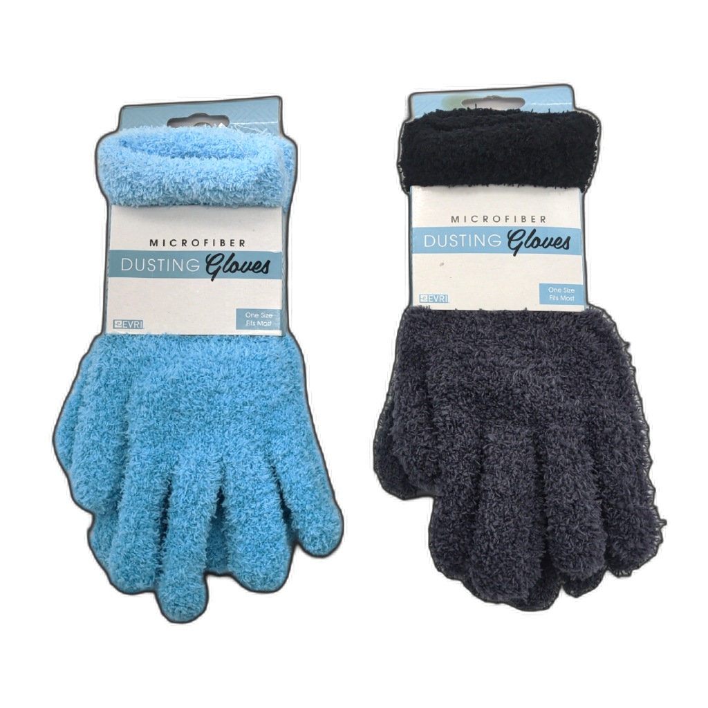 Microfiber Dusting Gloves One Size Fits Most Evri