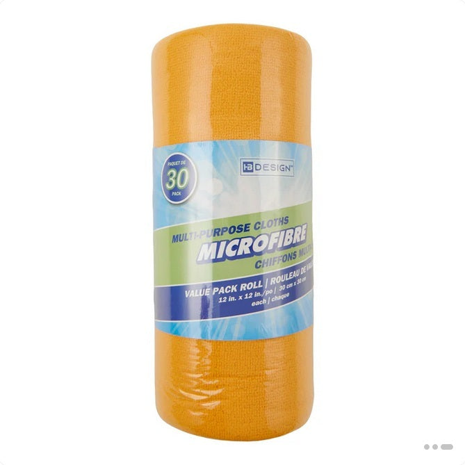 Hb Design Microfibre Cleaning Cloths 12" 30 Pack