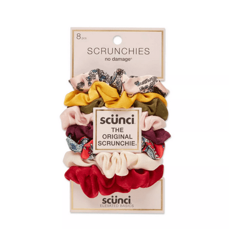Scunci No Damage Scrunchies 8 Pack — alternate view