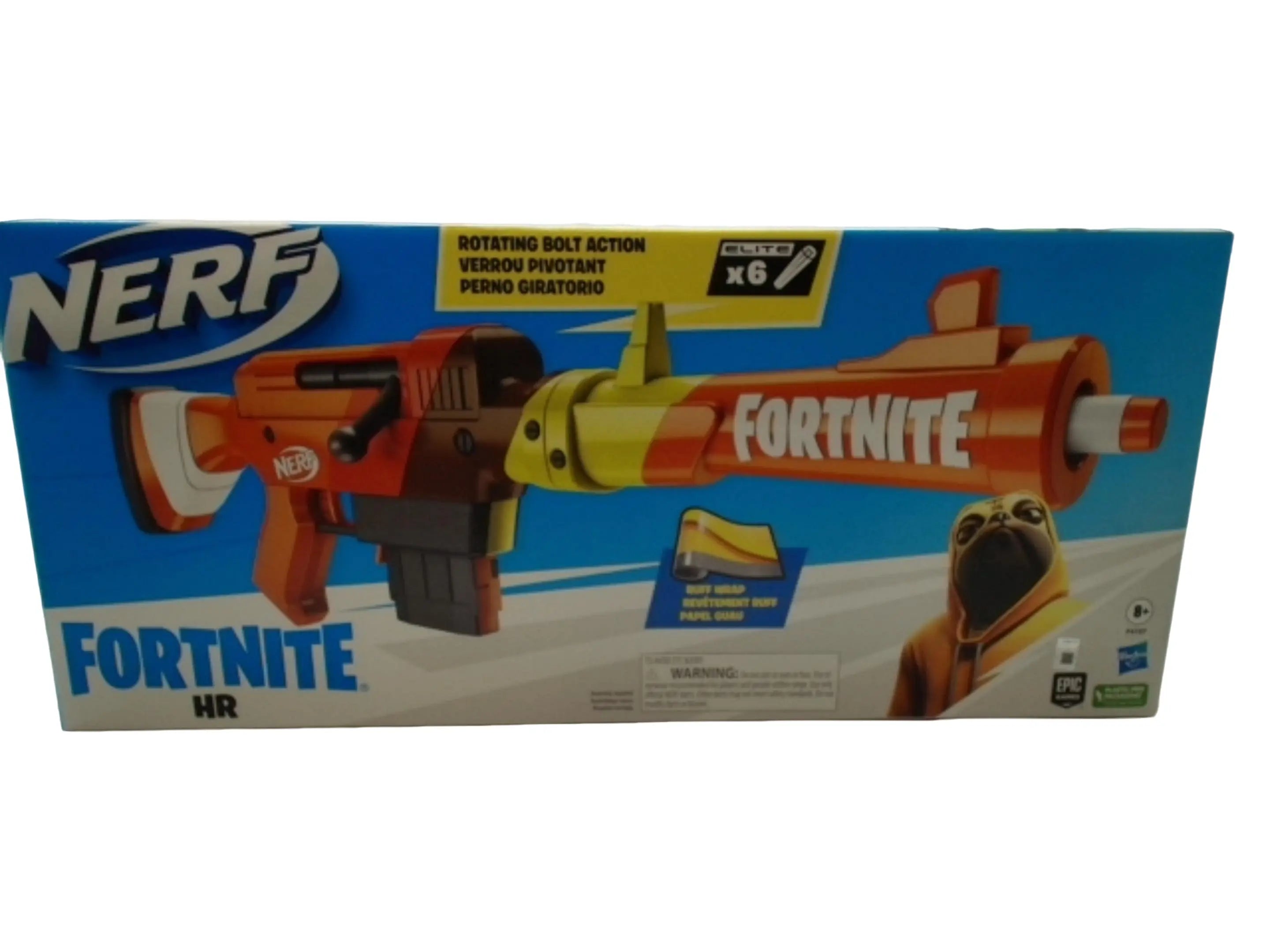 Nerf Gun Fortnite HR Rotating Bolt Action w/6 Darts KWDC