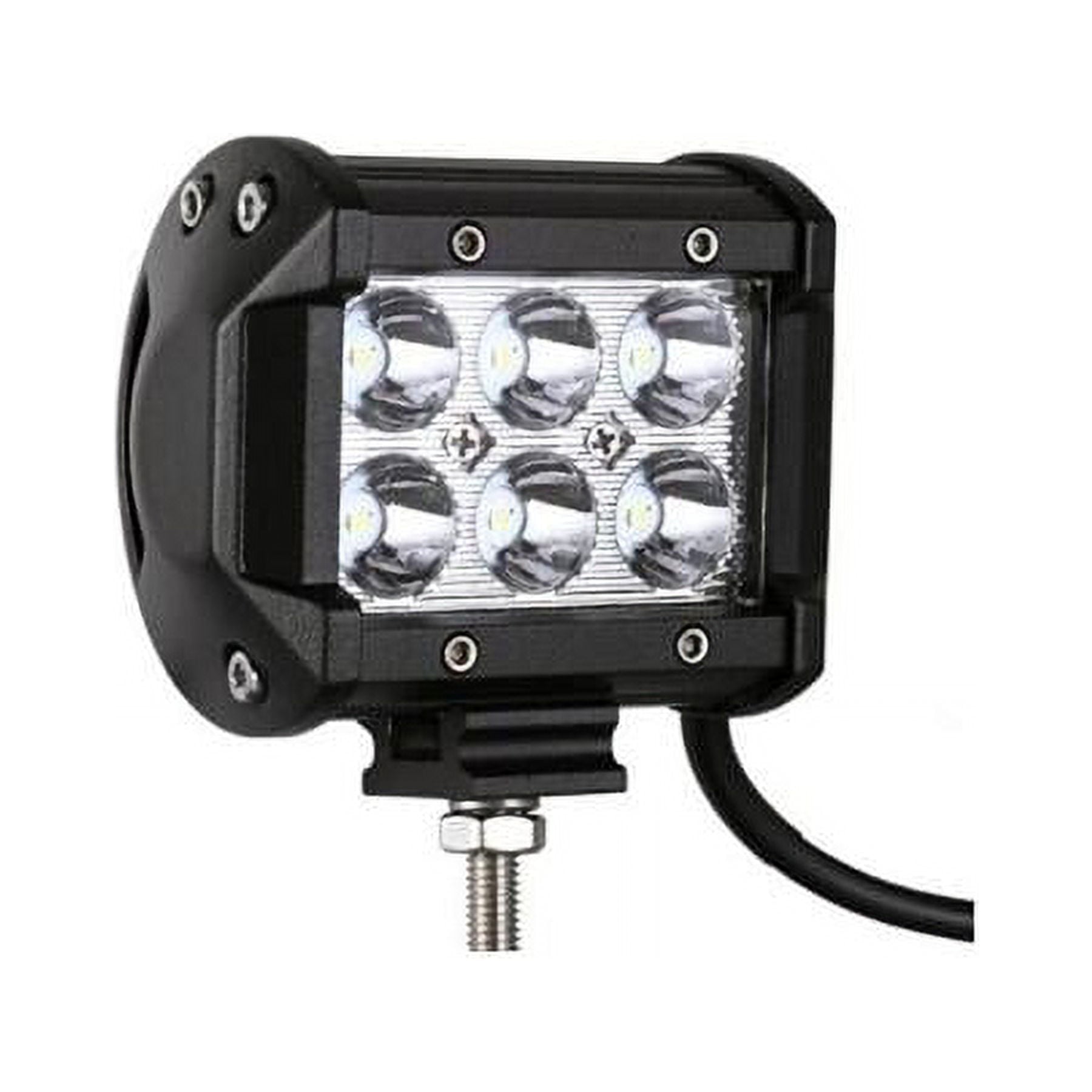 6 LED Work Light Bar - 18W Spotlight Offroad 10 - 30V - Brantford Surplus