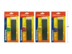 6 TRIANGLE HB PENCIL+SHARPENERBLISTERED - Brantford Surplus