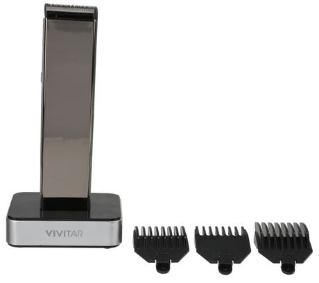 Vivitar Cordless Rechargeable Hair Trimmer with Stand Base