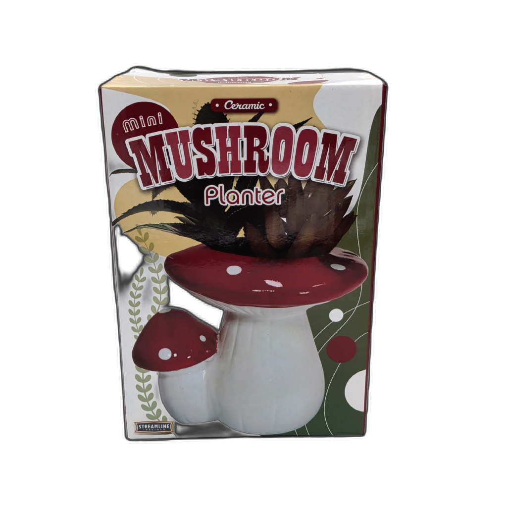 Mini Mushroom Planter Ceramic Streamline Imagined