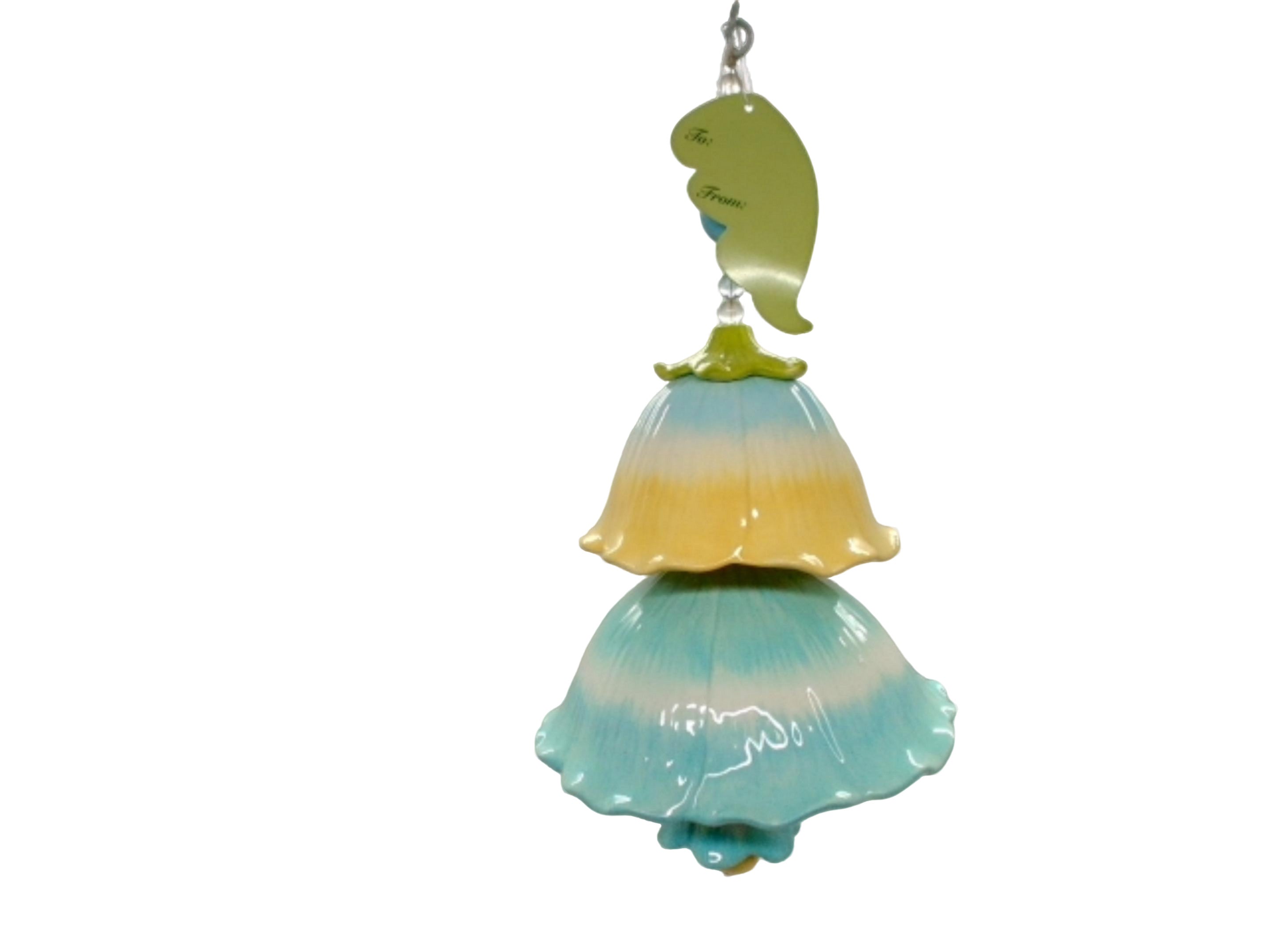 Floral Stoneware Chime - Grasslands Road Spring Décor