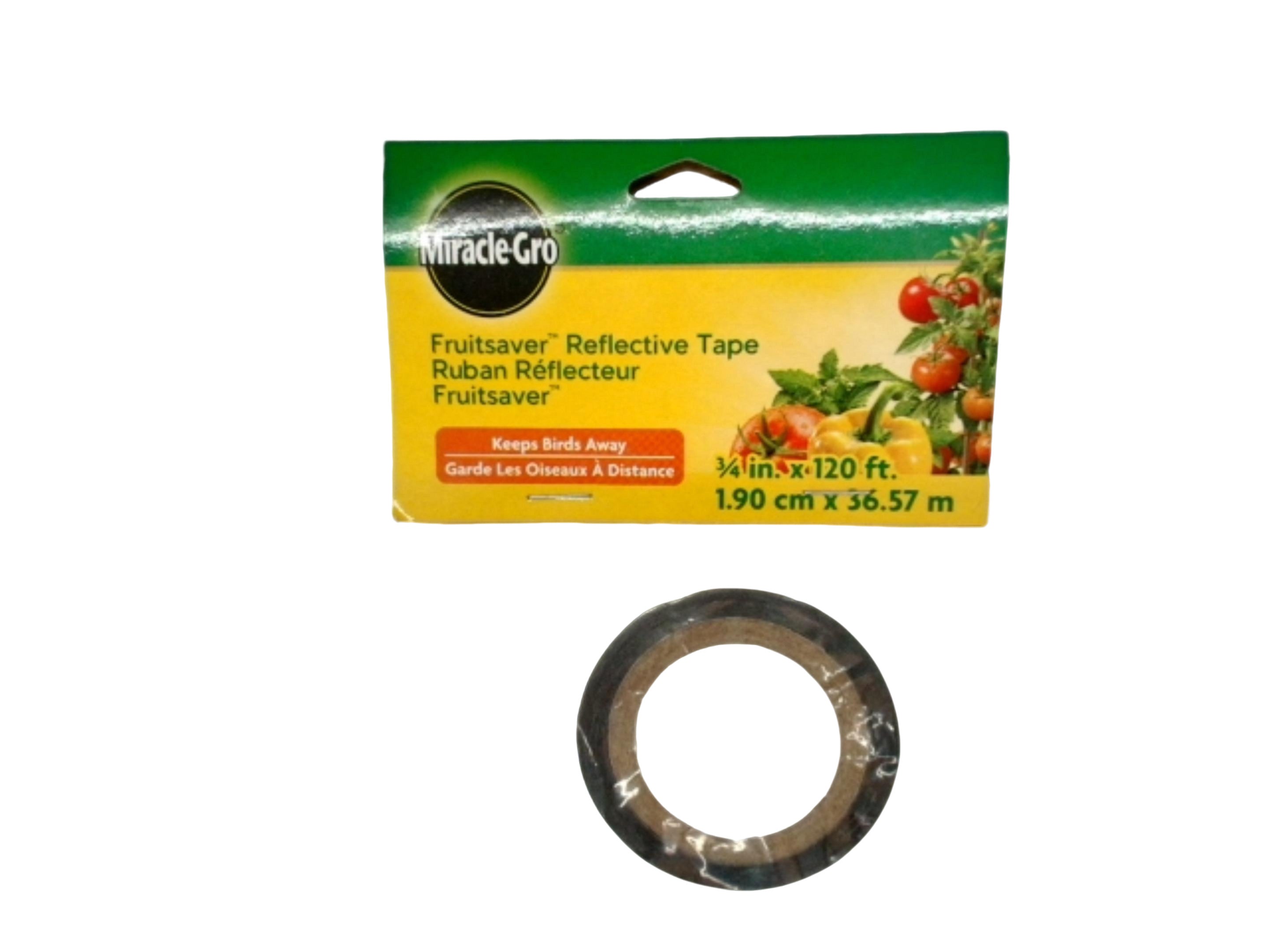 Fruitsaver Reflective Tape 3/4" x 120' Miracle Gro