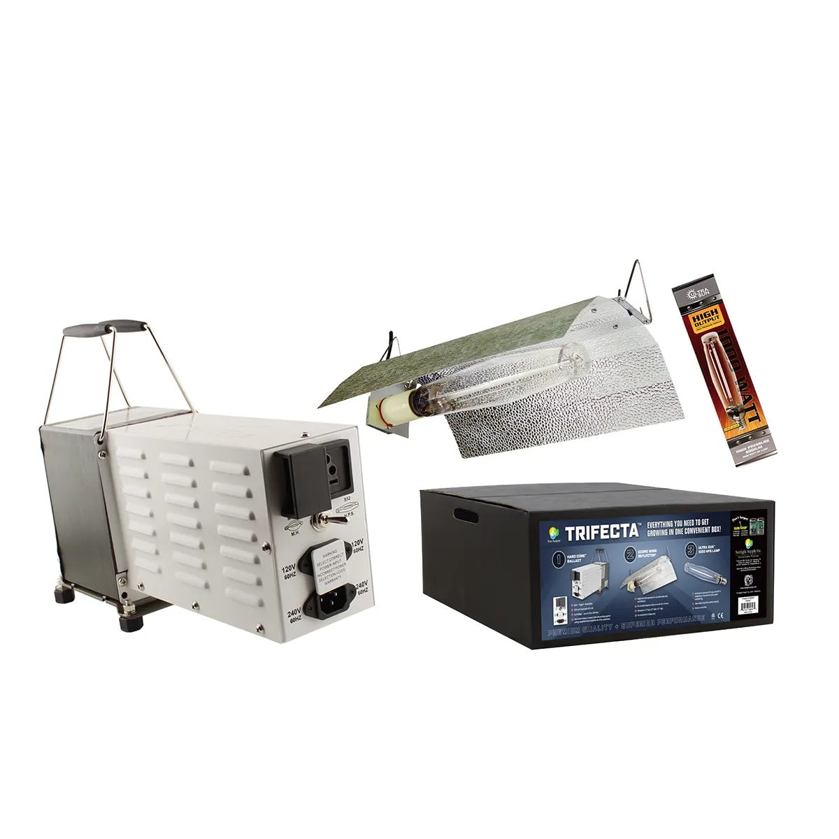 Trifecta 1000W Grow Light Kit with Ballast & Reflector