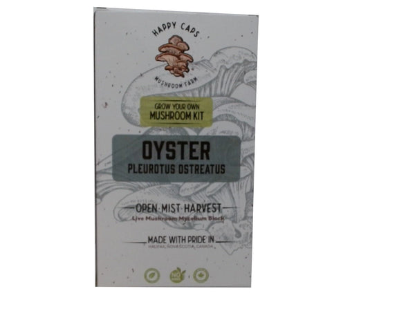 Grow Your Own Mushroom Kit Oyster Happy Caps(endcap)