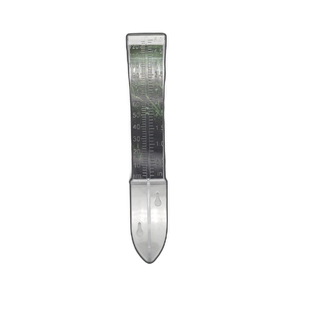 Plastic Rain Gauge Outdoor Garden Yard Measurement