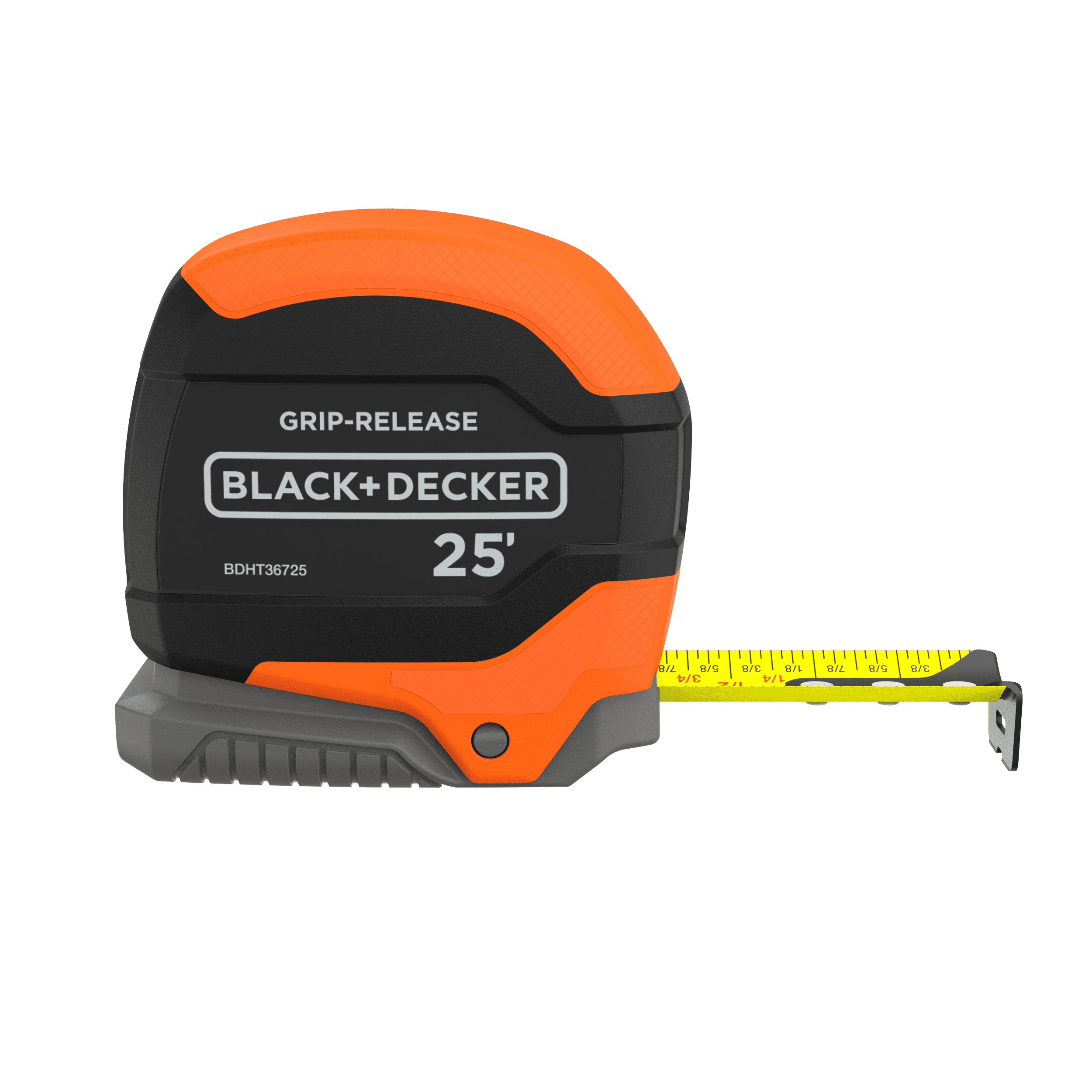 Black+Decker 25-Foot Grip Release Tape Measure