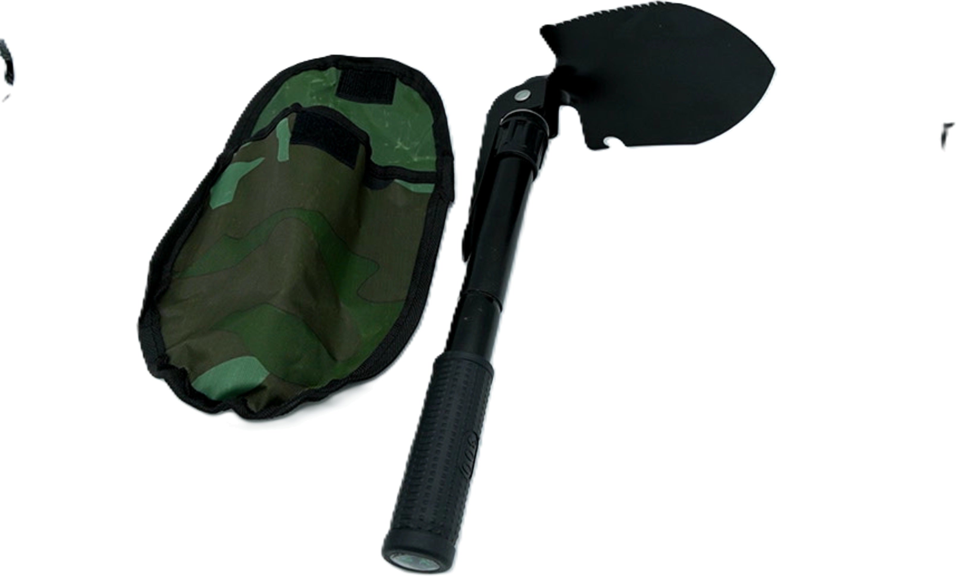 Folding Survival Shovel 4-in-1 with Camo Pouch
