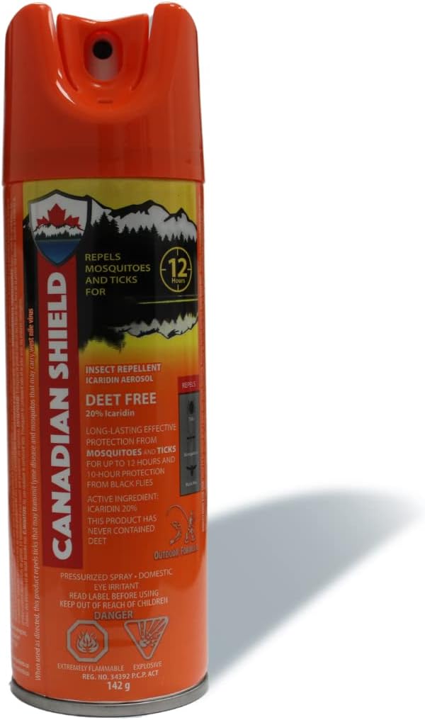 Canadian Shield DEET-Free Insect Repellent 20% Icaridin Spray