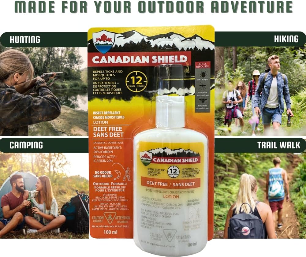 Canadian Shield DEET-Free Insect Repellent Lotion 100ml