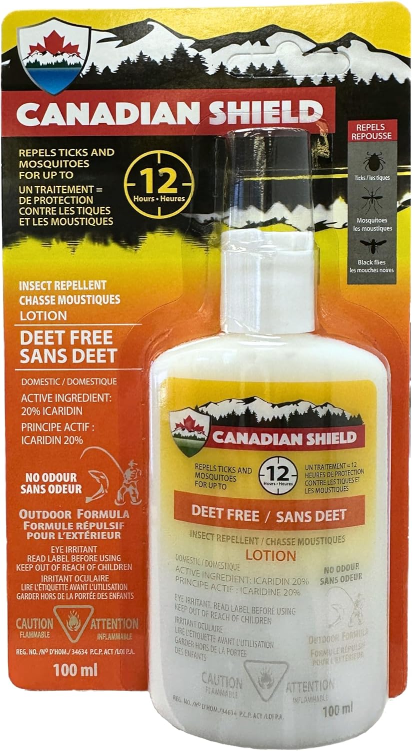 Canadian Shield DEET-Free Insect Repellent Lotion 100ml