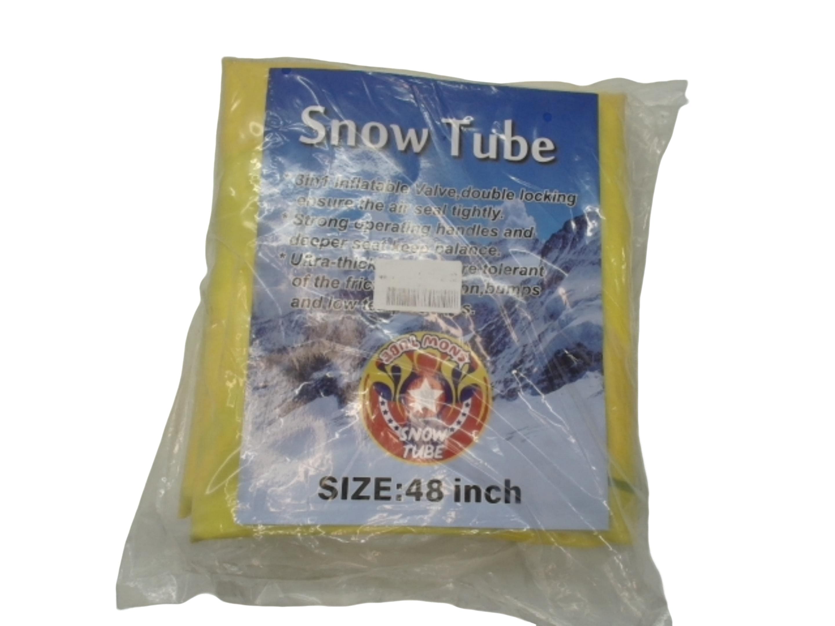 Snow Tube Yellow Inflatable 48 inch - Brantford Surplus