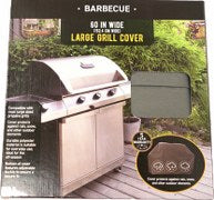 Large Grill Cover 60" x 24" x 46" - Charcoal Grey Polyester
