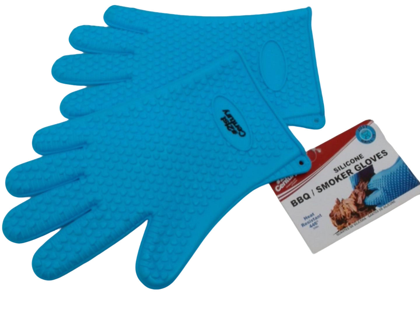 Silicone BBQ/Smoker Gloves Blue - Brantford Surplus