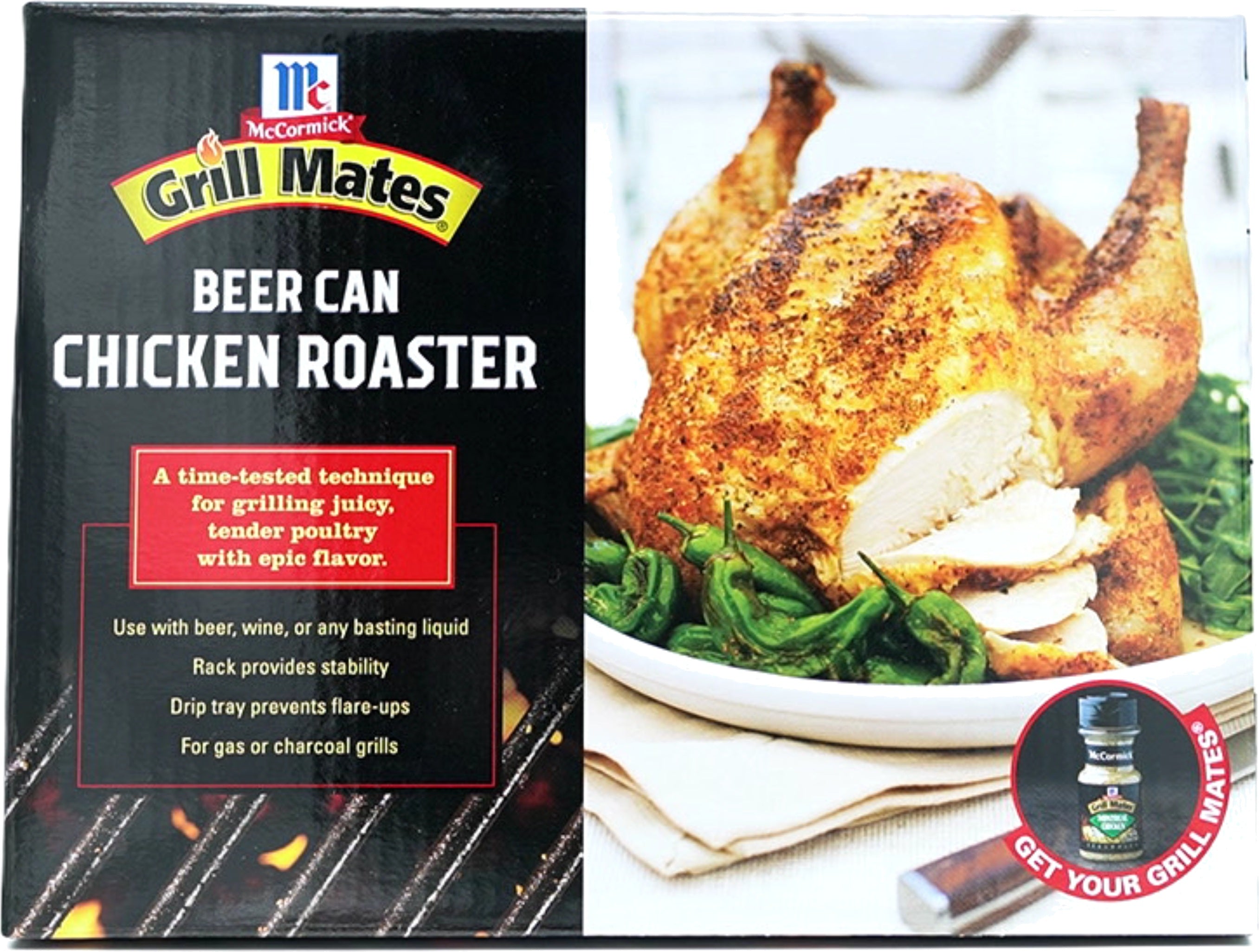Grill Mates Beer Can Chicken Roaster for BBQ