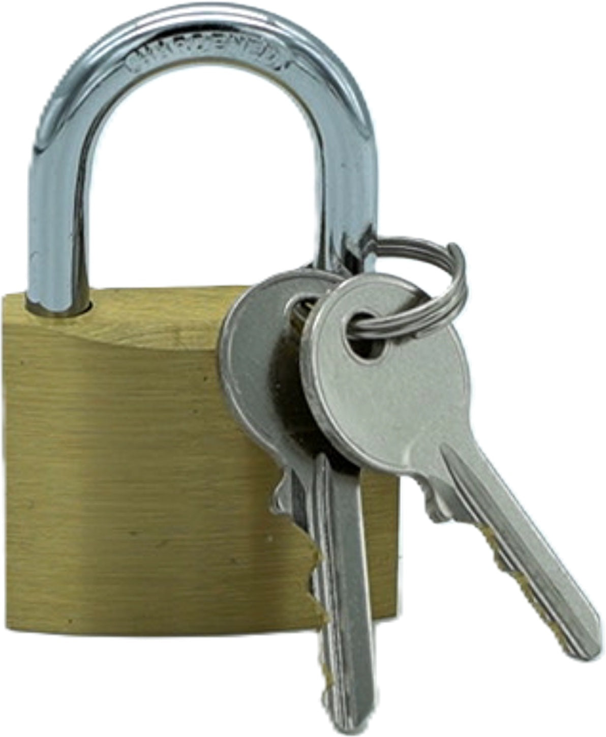 1-3/4" Brass Padlock with 2 Keys
