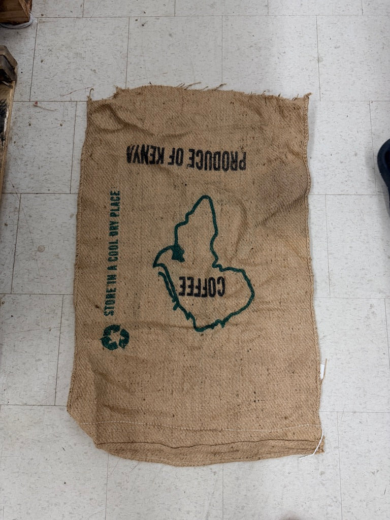 Used Burlap Coffee Sacks, Large Jute Bags