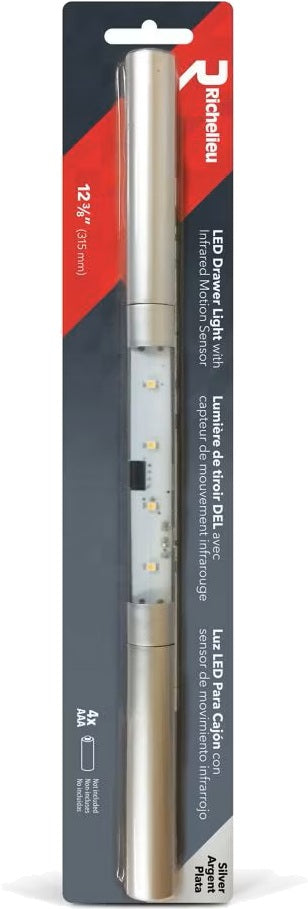 LED Motion Sensor Drawer Light 12-3/8" Battery Powered