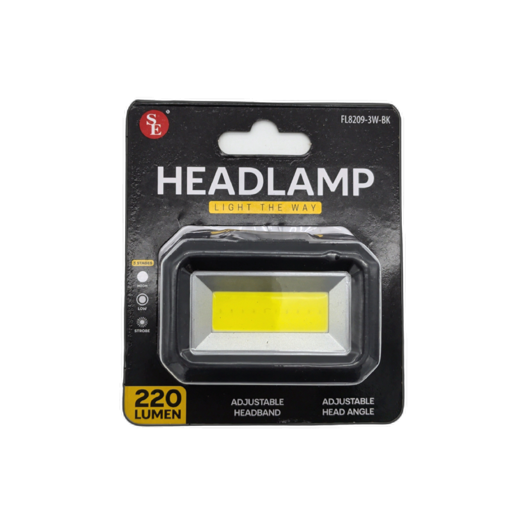 Adjustable Headlamp 220 Lumen 3 Brightness Stages