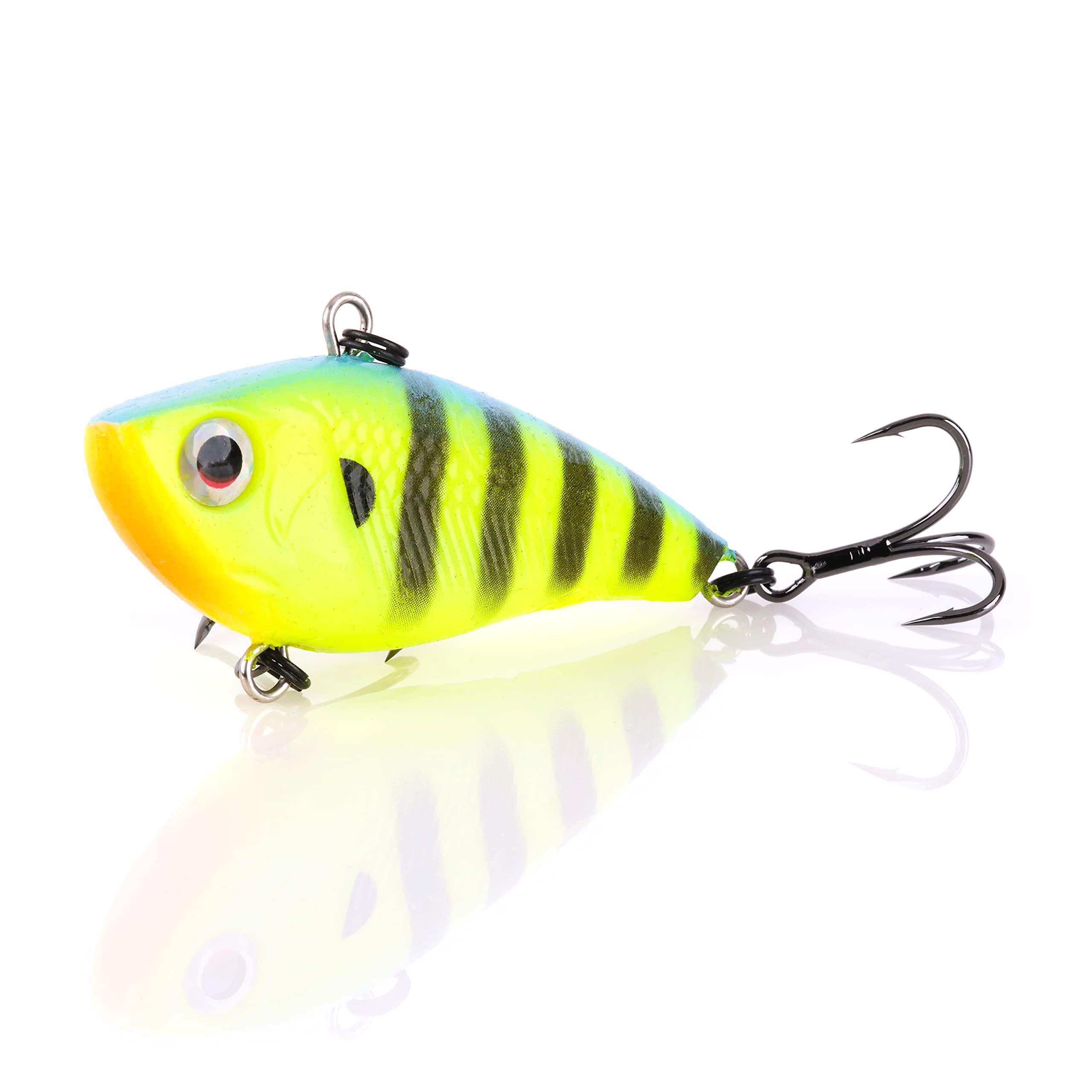 Fishing Lure Savage Gear TPE Soft Vibes 66 Chartreuse Tiger - Brantford Surplus