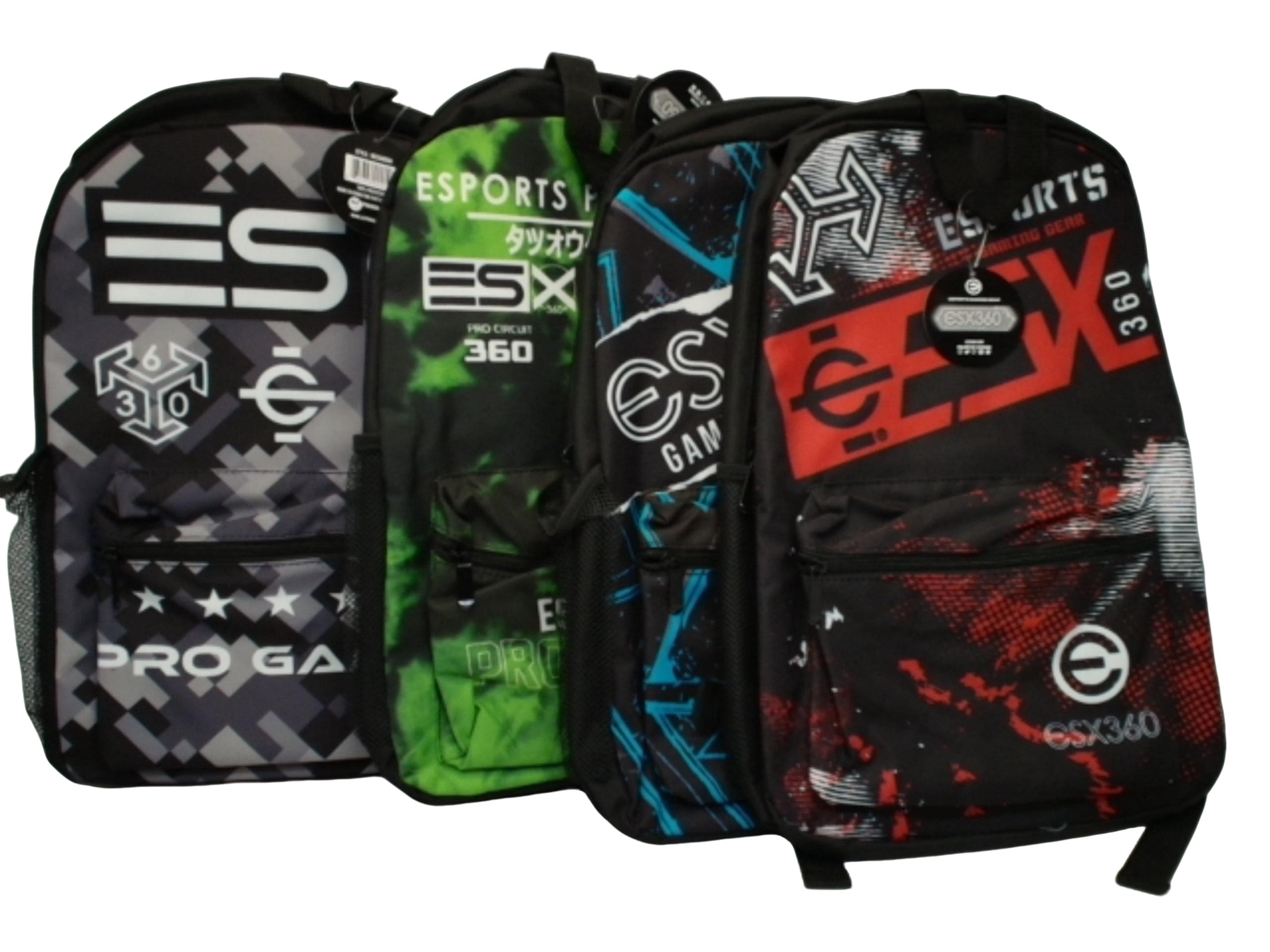 Gamer Backpack Asst Esx Esports - Brantford Surplus