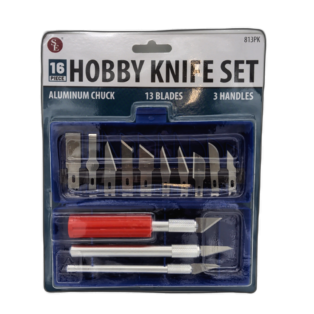 Hobby Knife Set 16-Piece Precision Craft Kit