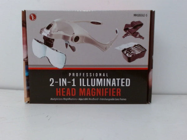 Illuminated Head Magnifier 2 In 1 Professional