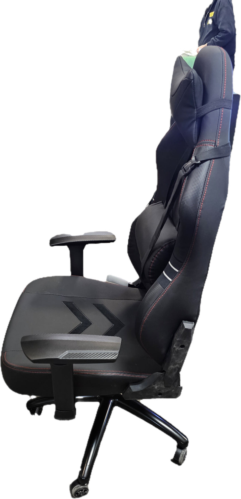 Colamy Big And Tall Computer Gaming Chair W/footrest Black 350lbs Capacity