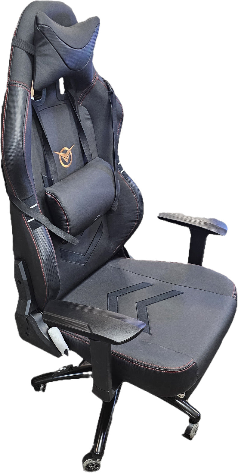 Colamy Big And Tall Computer Gaming Chair W/footrest Black 350lbs Capacity