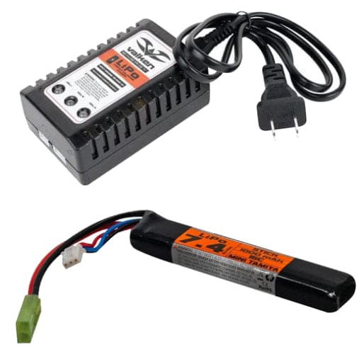 7.4v LiPo Battery & Charger Combo (*Must be purchased with AEG Rifle*) - Brantford Surplus