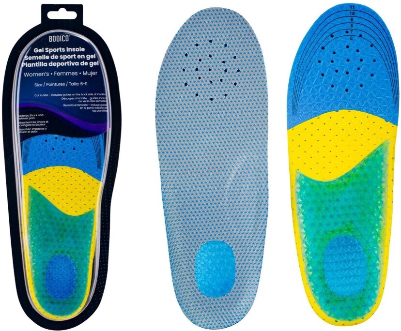 Bodico Women's Sports Insole with Size Guide