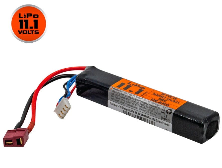 Battery - 11.1v LiPo Stick Style 1000mAh 30c (DEANS Connector) - Brantford Surplus