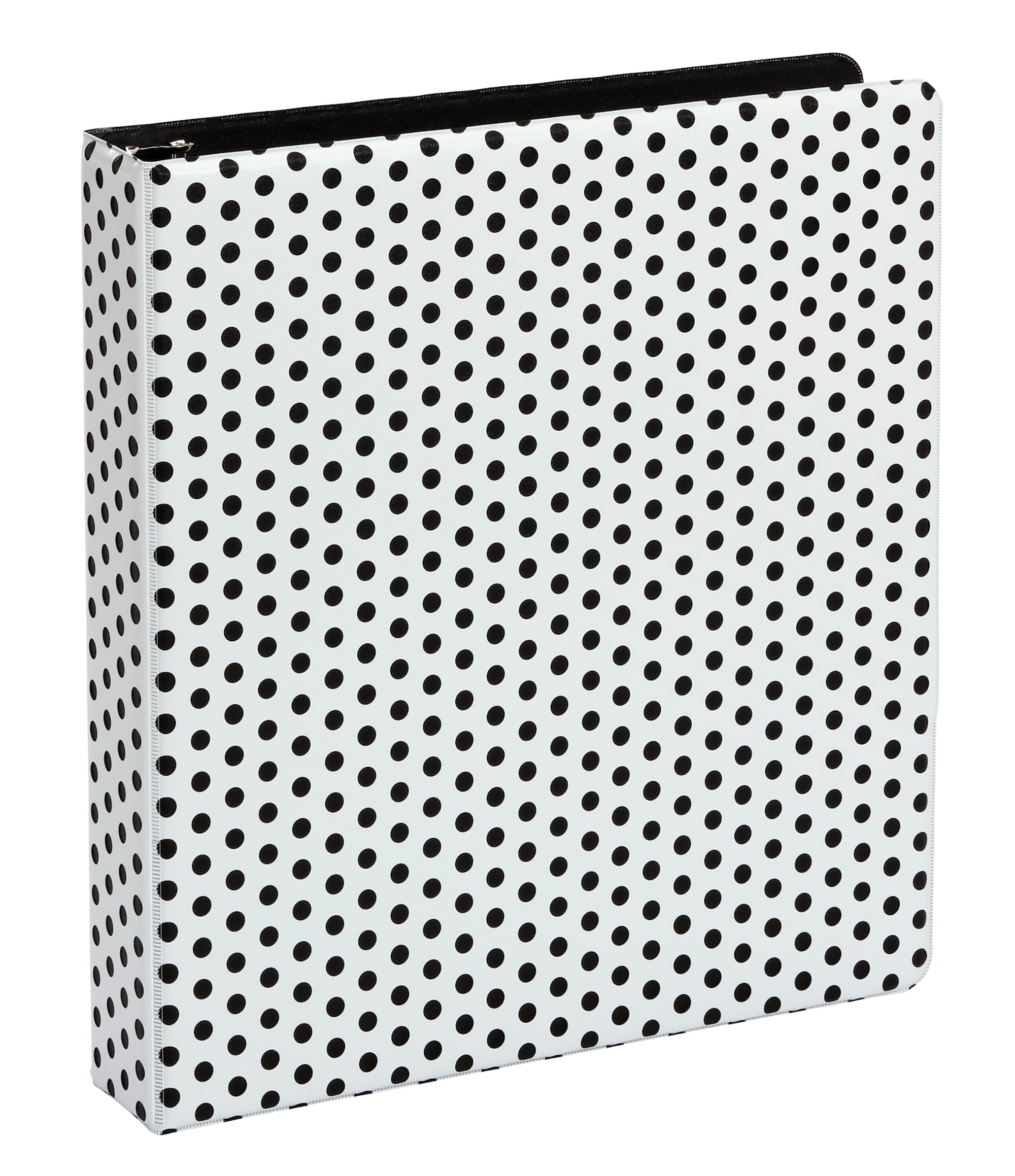 1.5" Black & White Binder - Oxford Punch Pop
